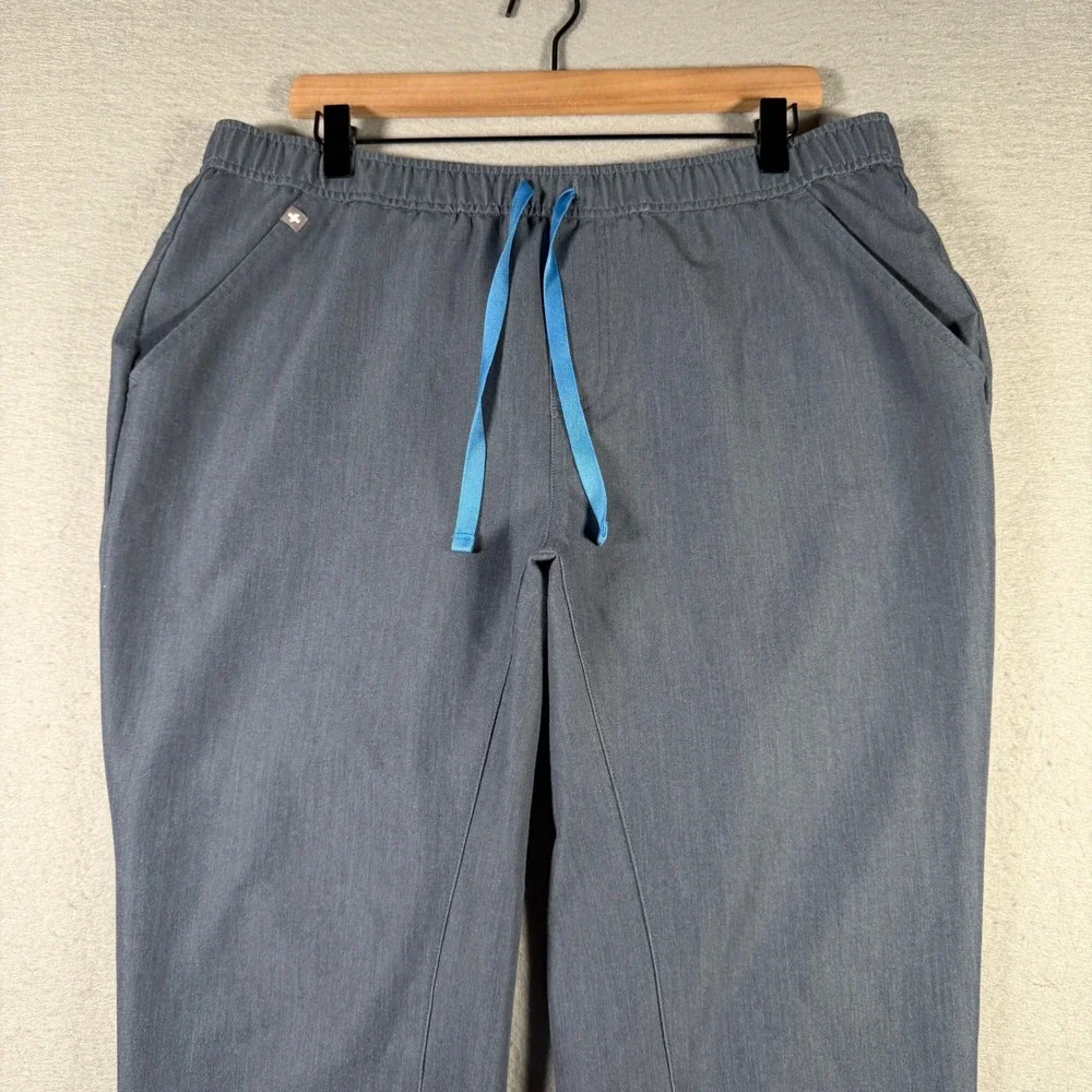 FIGS Technical Collection Scrub Joggers Mens XL Short Gray M23SW2016S Drawstring